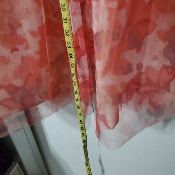 PINK Abstract Floral Maxi Elegant Skirt Size : M - Picture 4 of 4